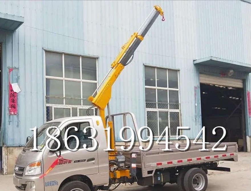 鹤壁市随车吊机货车随车吊机吊水泥 多功能液压伸缩吊改装12V液压车载吊改装